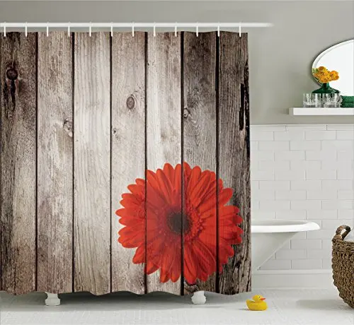 Spa Orchid Flowers Rocks Bamboo Asian Style Aromatherapy Massage Therapy Polyester Fabric Bathroom Shower Curtain | Дом и сад