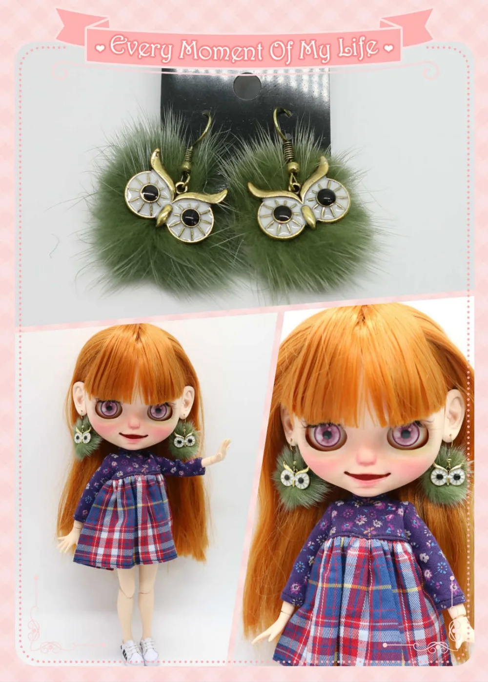 Аксессуары для кукол Blyth серьги|blythe doll accessory|dolls accessoriesblythe accessories |