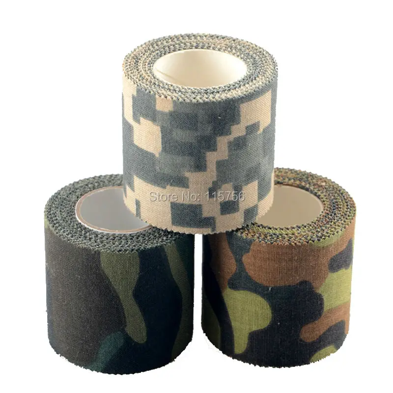 1 шт./лот 5 м * см армейская изоляционная хлопковая клейкая лента камуфляжная