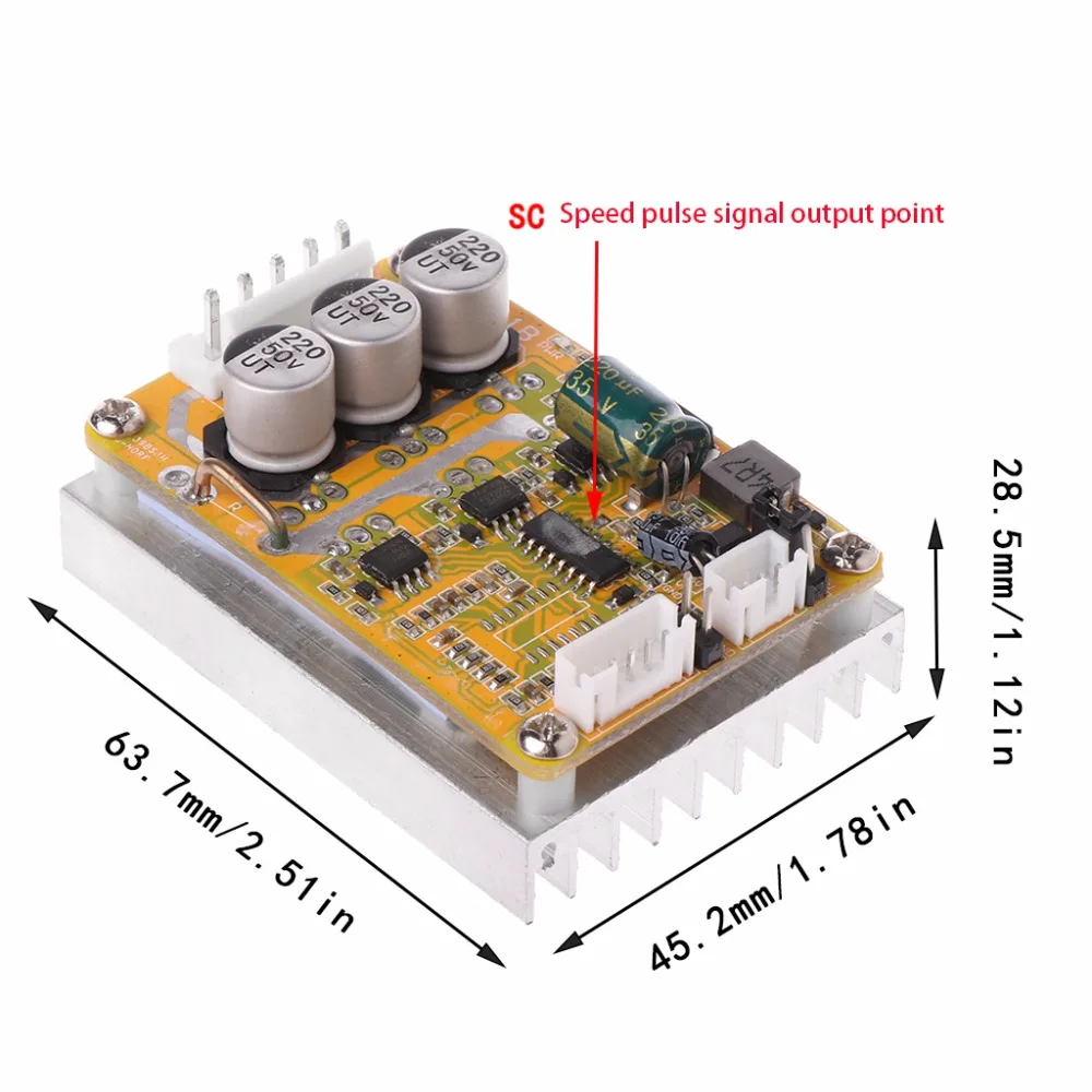 350W 5 V-36 вольтового источника электропитания постоянного тока драйвера BLDC бесщеточный контроллер широкий Напряжение высокое Мощность