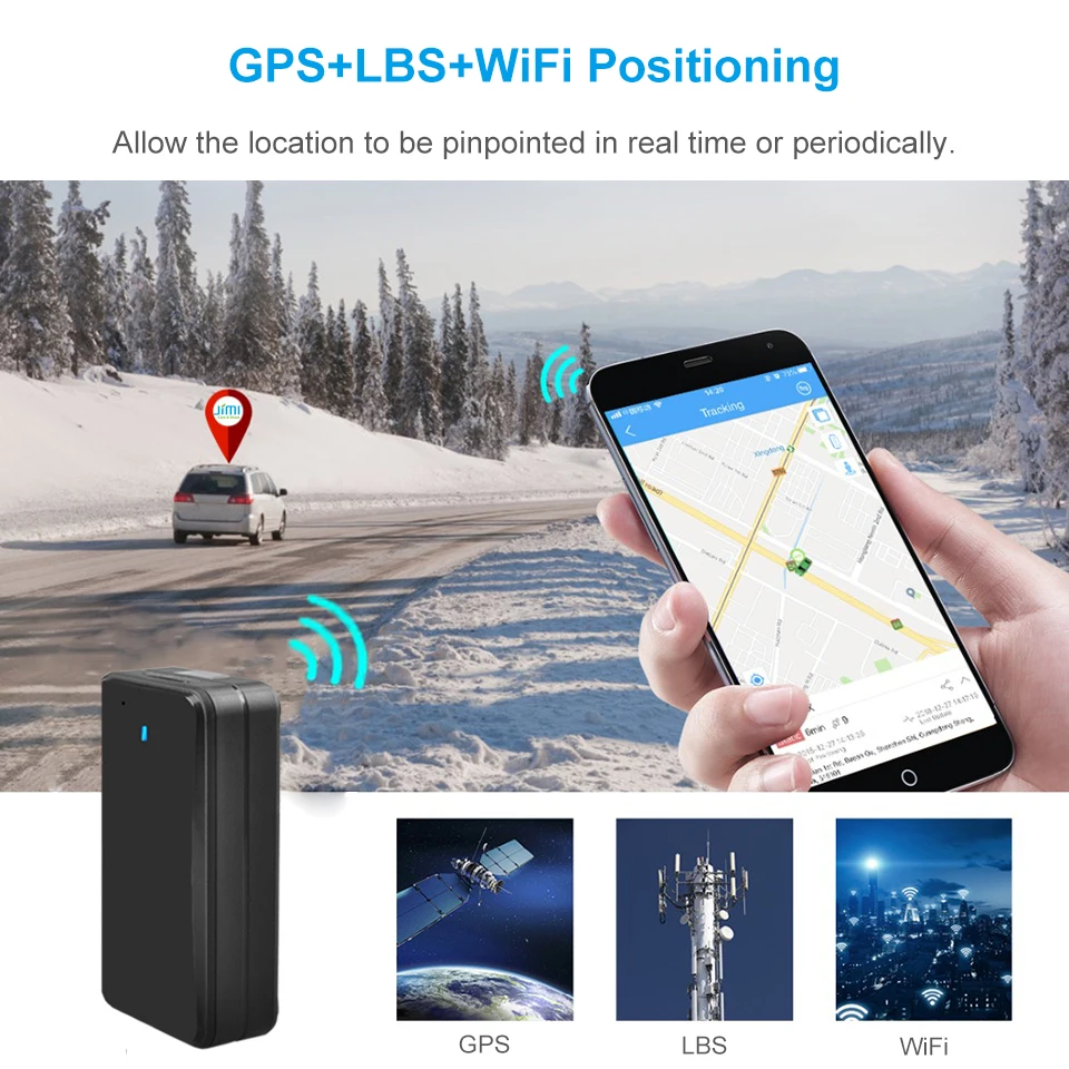 Concox Новый AT6 3g портативный актив сильный магнит gps трекер 10000 мАч длительный срок