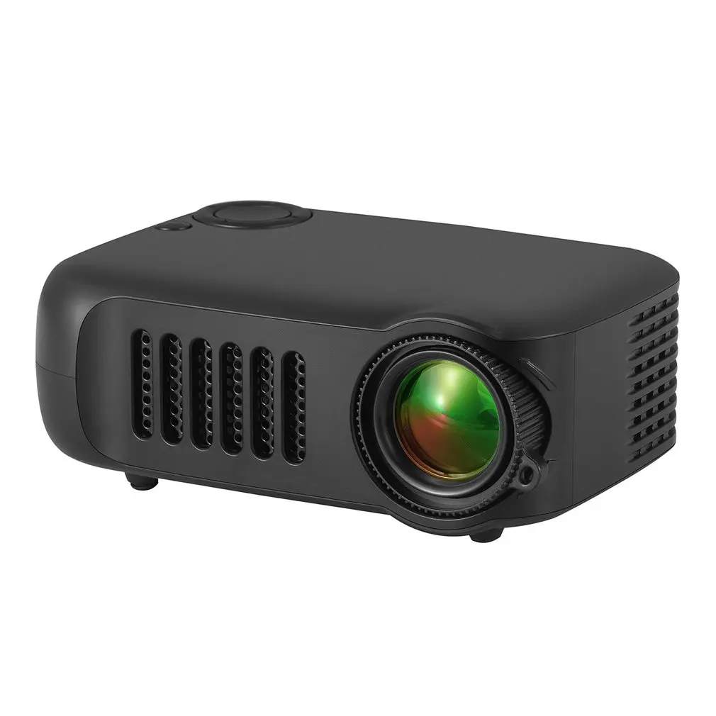 A2000 Мини пико проектор домашний 1080P HD HDMI USB несколько методов ввода три цвета для