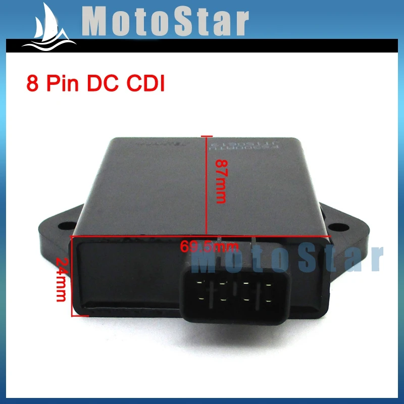 Зажигание 8 Pin DC CDI для горизонтального мопеда Yamaha Turista 260cc 300cc ATV Quad 4 Wheeler Go Kart |