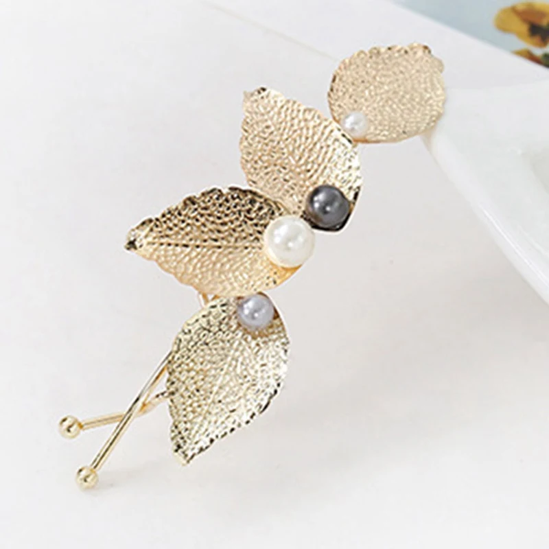 Новые старинные шпильки с металлическим бантом, заколки для волос для девочек и женщин, аксессуары для волос, заколки для волос, бренд, заколки для волос - Цвет: 0205GD