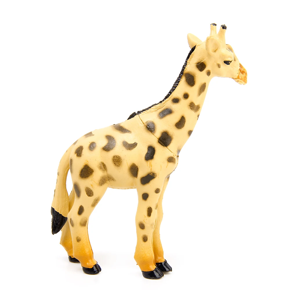 Лот 6 пластиковых животных сафари в зоопарке модель фигуры Зебра Лев тигр слон |