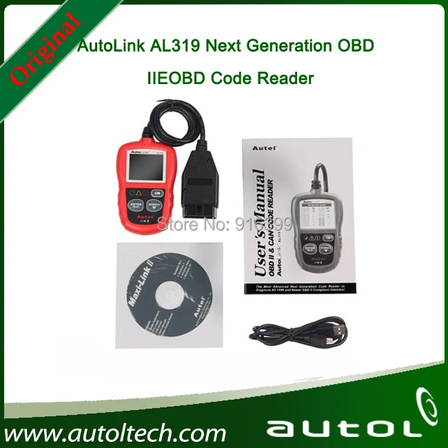 Autel AutoLink AL319 On-Board Diagnostics OBDII OBD2 / CAN Code Reader Auto Fault Scanner Diagnostic tools Car scanner | Автомобили и