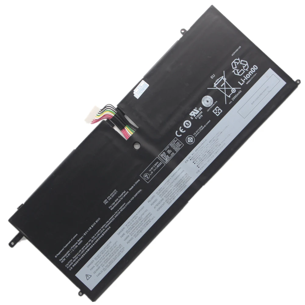 

Новый оригинальный аккумулятор 45N1070 14,8 в 46 Вт/ч для ноутбука LENOVO ThinkPad X1C Carbon 3444 3448 3460 45N1071 4ICP4/56/128
