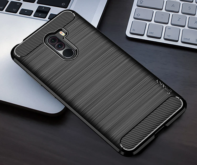 Pocophone F1 Чехол iPaky чехол для Xiaomi Pocophone F1 случае Pocofone F1 силиконовые матовый Мягкая обложка для Xaomi Поко F1 телефон случаях