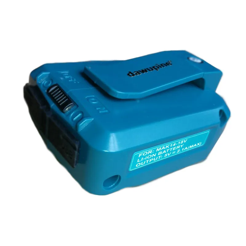 Даупин USB разъем питания для Makita 18 в 14,4 В батарея BL1830 BL1430 2Ah 3Ah 4.5Ah 5Ah 6Ah USB зарядное устройство адаптер ADP05