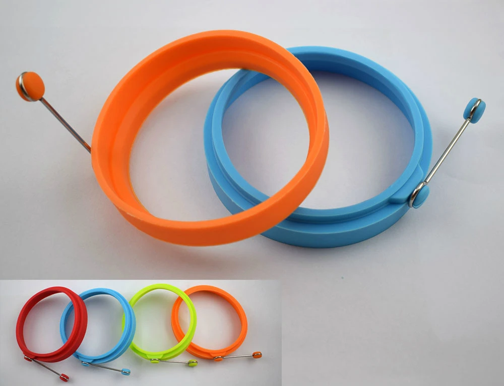 Силиконовая круглая форма омлетная для жарки яиц креативная кулинарная