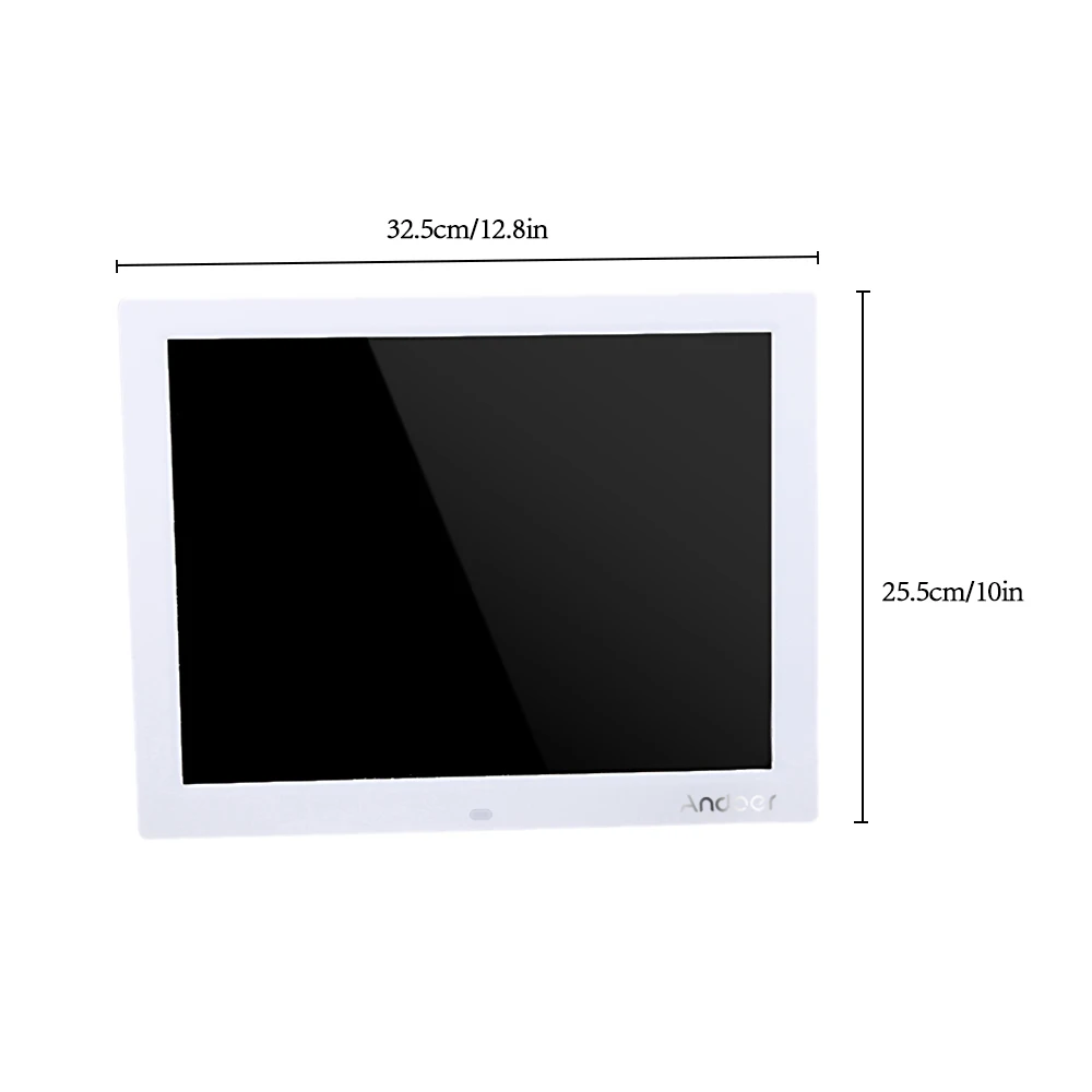 Andoer 15 ''hd цифровая рамка TFT-LCD 768*1024 цифровая фоторамка плеер mp3, mp4 со встроенным будильником и часами цифровая фоторамка