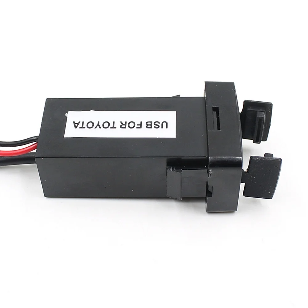 Для Тойота USB зарядное устройство адаптер Порт Кабель Интерфейс Аудио разъем 2.1A 5V