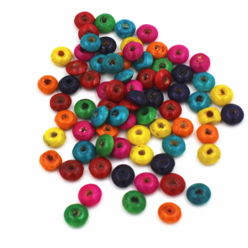 Бусины абакусы разных цветов 8/10 мм 50 шт.|abacus beads|flat beadsbeads diy |