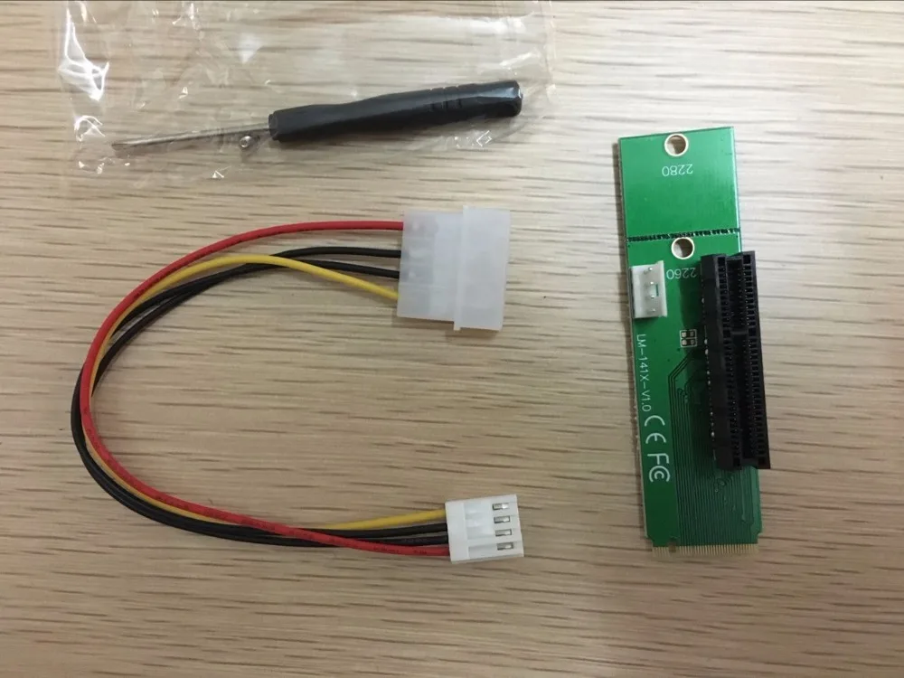 TISHRIC 100 шт. переходная карта с разъемом Папа-мама NGFF M2 M.2 To PCI-E 4x 1x PCIE мультипликатор