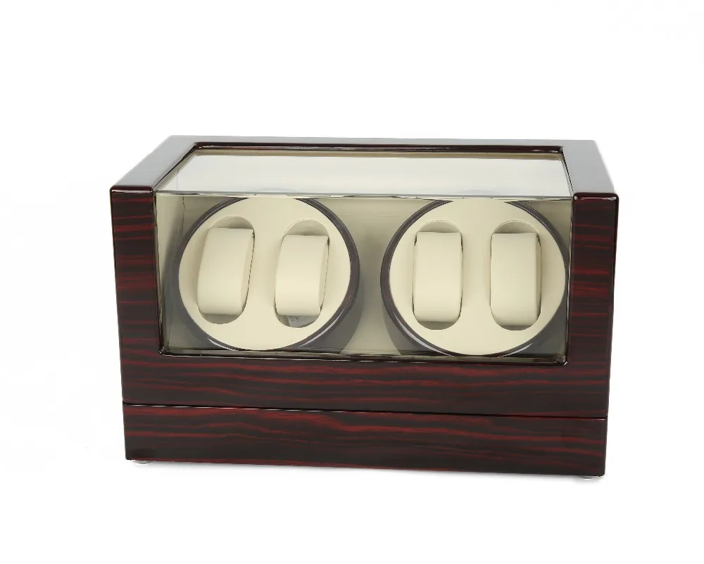 

Watch Winder ,LTCJ Wooden Automatic Rotation 4+0 Watch Winder Storage Case Display Box (BW)without the lock
