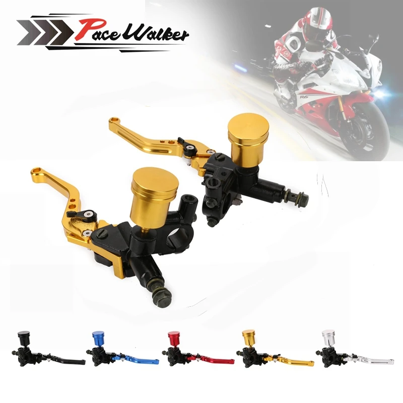 CNC Accessories lever Handle Hydraulic clutch Brake Pump Master Cylinder Motorcycle Racing Universal For HONDA Yamaha Kawasaki | Автомобили