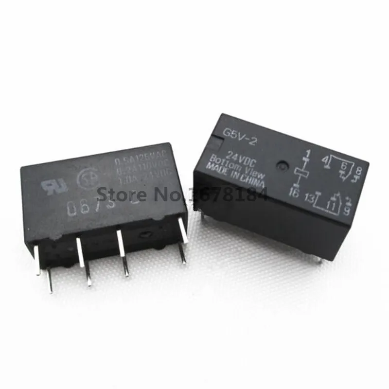 10 шт. реле G5V-2 G5V-2-24V 24VDC G5V-2-DC24V G5V-2-24VDC DC24V 2A DIP8 | Строительство и ремонт