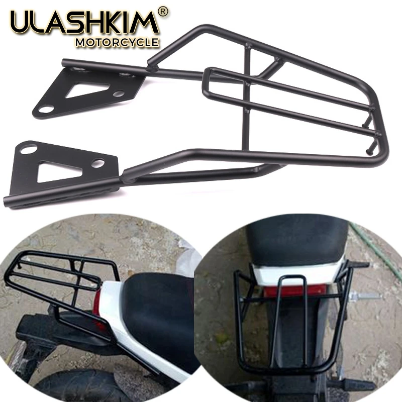 

Motorcycle Black Luggage Carrier Rack Support Holder Saddlebag Cargo Shelf Bracket Kit For Honda MSX125 msx 125