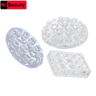 Акриловая прямоугольная Овальная Круглая Крышка тату чернила пигментные чашки колпачки подставка держатель Чехол Контейнер для хранения стоячая стойка аксессуары