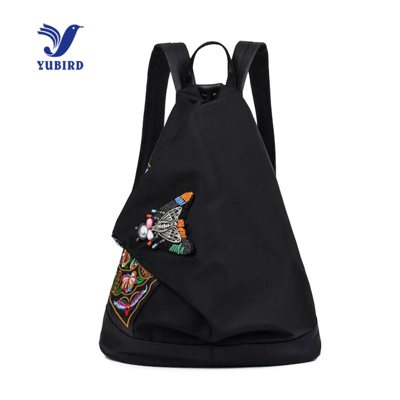 Женский рюкзак YUBIRD с вышивкой в китайском стиле принтом виде бабочки школьный