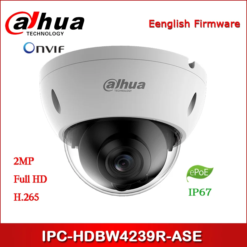 Dahua IP камера 2MP IPC-HDBW4239R-ASE безопасности с сетевой камерой POE | Безопасность и защита