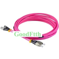 fiber optic patch cord jumper cable fc fc multimode om4 duplex goodftth 20 100m