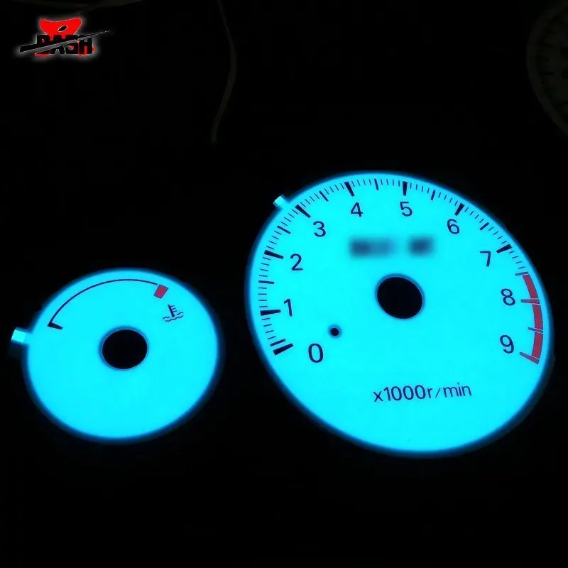DASH EL Glow Gauge Для Galant V6 1995 обратное свечение белое лицо голубое зеленое