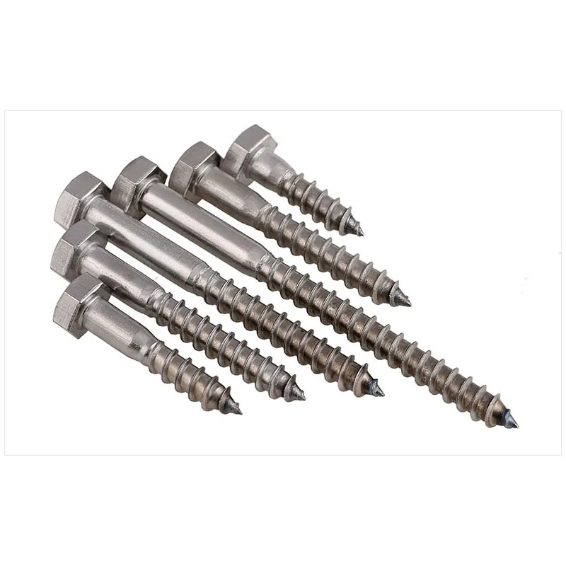 M6M8M10 304 нержавеющая сталь Hex Self Шуруп/DIN571 с шестигранной головкой древесины Болт 1