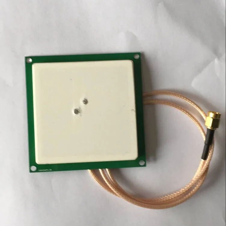 3dbi RHCP Ceramics rfid reader Antenna 60*60mm passive 865 868mhz / 915mhz small uhf antenna 1-3meter for embedded system | Безопасность