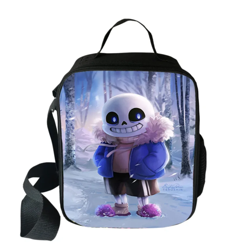 

Undertale Kids Cooler Lunch Bag Cartoon Girls Portable Thermal Food Picnic Bags for School Kids Boys Lunch Box Tote