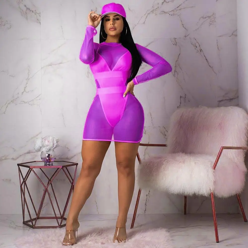 BKLD женские летние неоново оранжевые комплекты из двух предметов с длинным