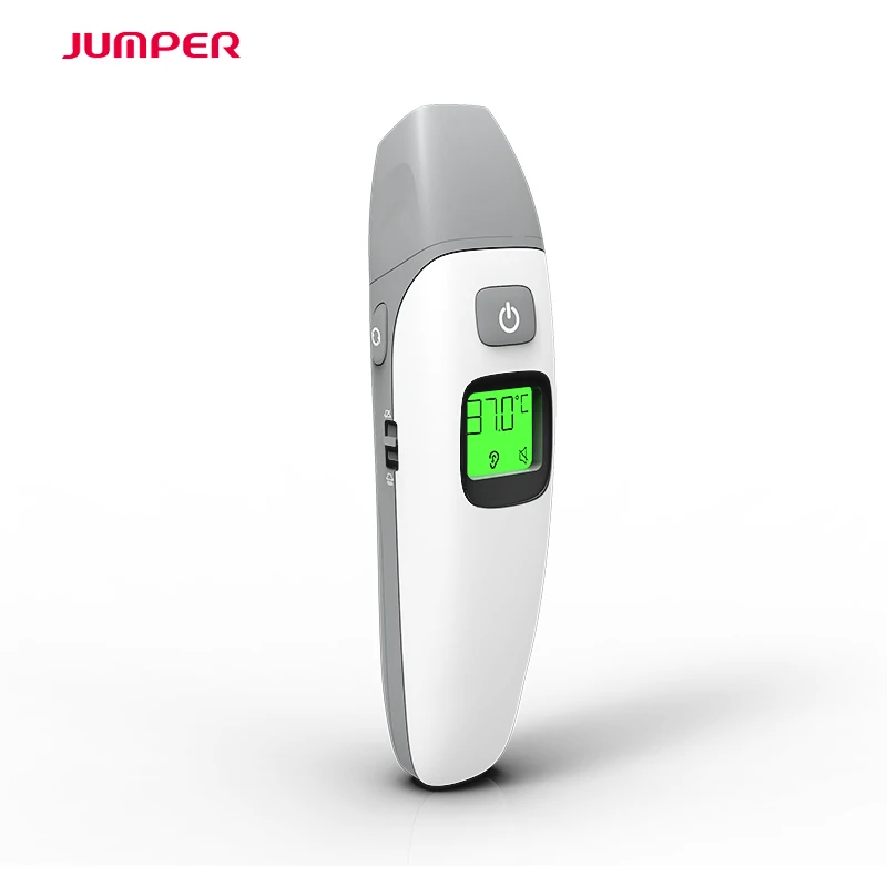 JPD-FR408 Grey Цифровой медицинский инфракрасный термометр для детей, детей и взрослых с индикатором температуры CE FDA - Цвет: JPD-FR408 Grey