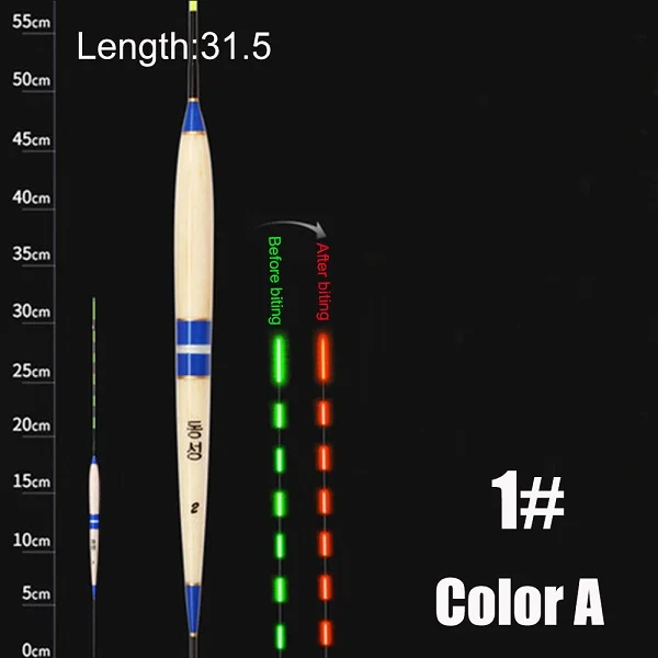 Color A - 1 1 шт. умный поплавок для рыбалки, сигнализация для укуса рыбы, приманка для укуса, светодиодный Изменение цвета освещения, Автоматическое ночное электронное изменение, Buoy Strike Intell - Цвет: Color A - 1