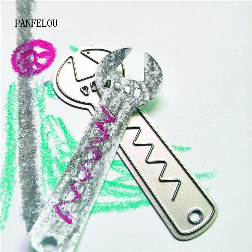 PANFELOU Iron hand paper die metal craft stencils punch cuts dies cutting Scrapbooking DIY Easter Halloween album cards | Дом и сад