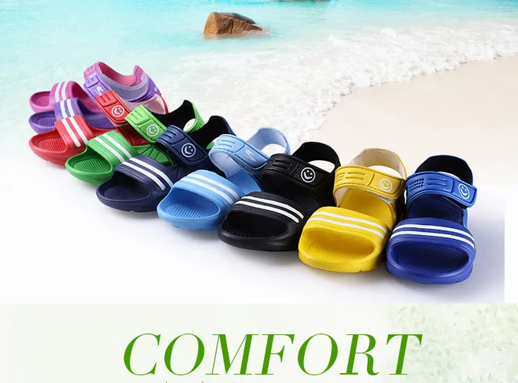 Free Shipping 2018 Hot Sale Limited Autumn and Baby Slippers Hole Shoes Cute for Garden Sandals Children's Anti Slip Cool Tow |