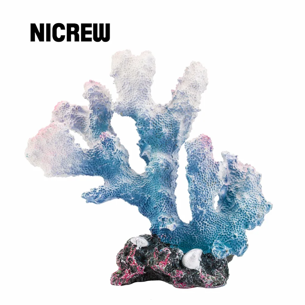 Аквариумные украшения Nicrew нетоксичные Декоративные искусственные сорняки