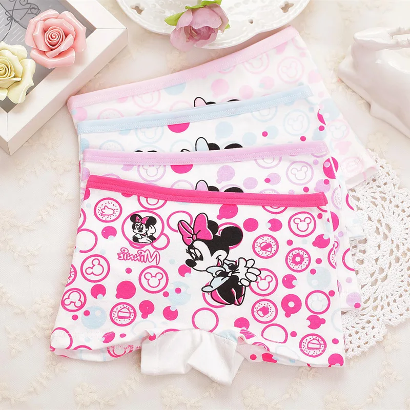 Трусы боксеры для девочек 4 шт./лот|girls underwear|girl boxerkids girl boxer |