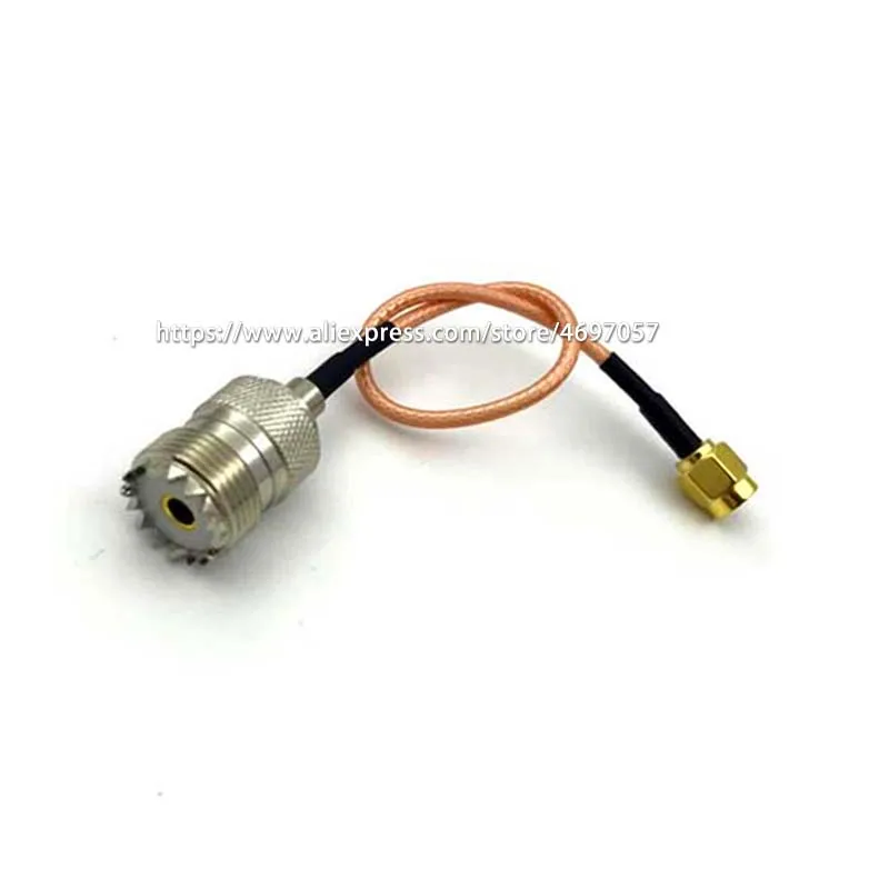 Радиочастотный кабель UHF SO239 гнездовой PL259 SMA RG316 15 см 20 см|Соединители| |
