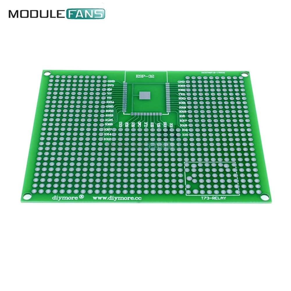 ESP8266 Φ ESP32 модуль 5x7 см 50x70 мм двухсторонний прототип печатной платы макетная плата