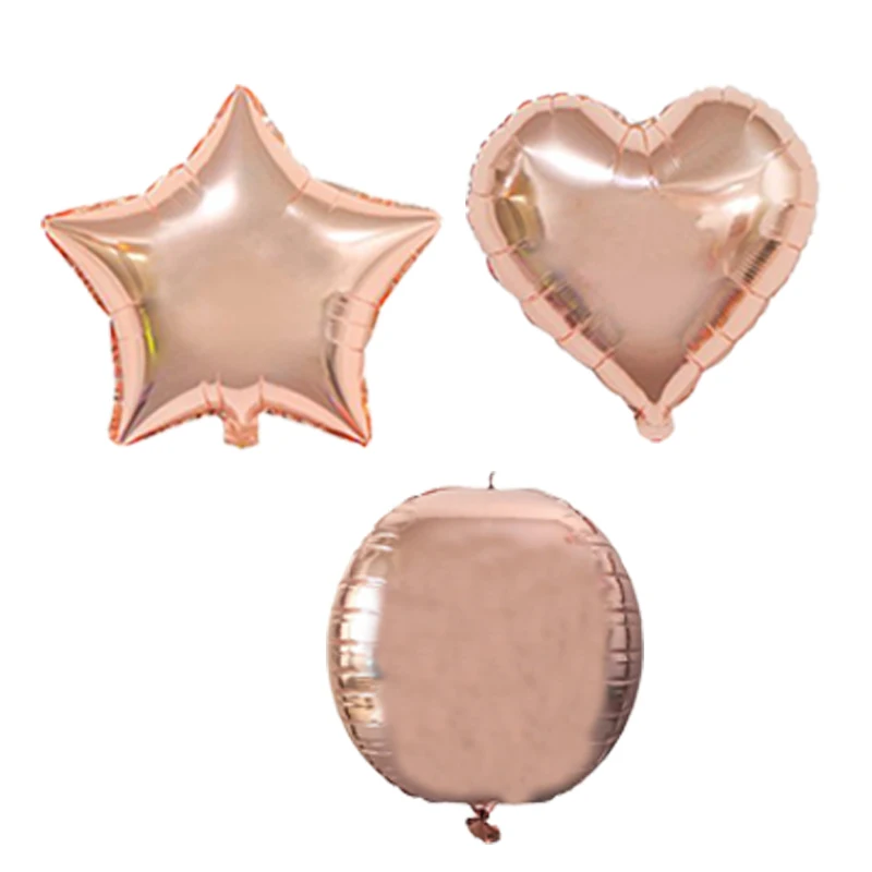Chicinlife Rosegold конфетти вышивка «звёздочки» или «бриллианты» шар День рождения номер Фольга шар для помолвки, свадьбы, годовщины Декор поставки