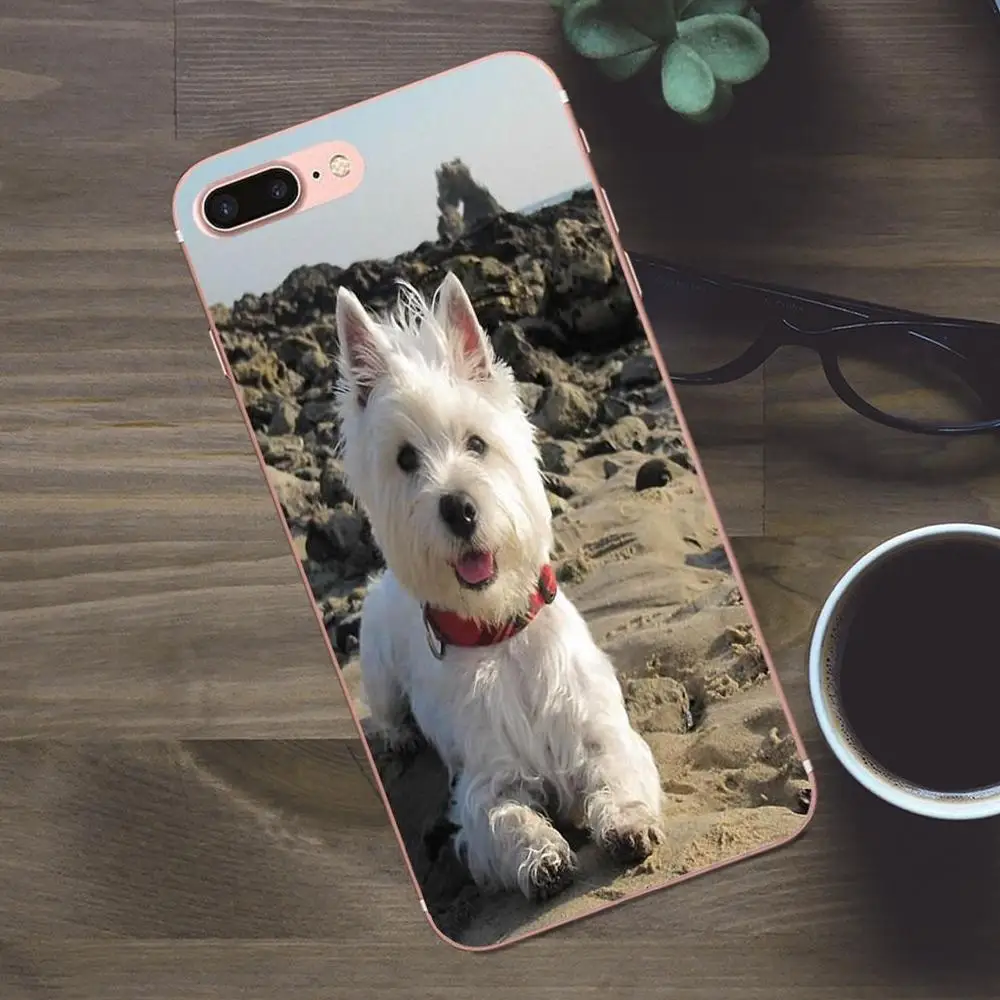 Щенок Bixedx West Highland Terrier Westie Dog Для Huawei G8 Honor 5C 5X 6 6X 7 8 9 Y5II Mate P7 P8 P9 P10 P20 Lite Plus 2017 |