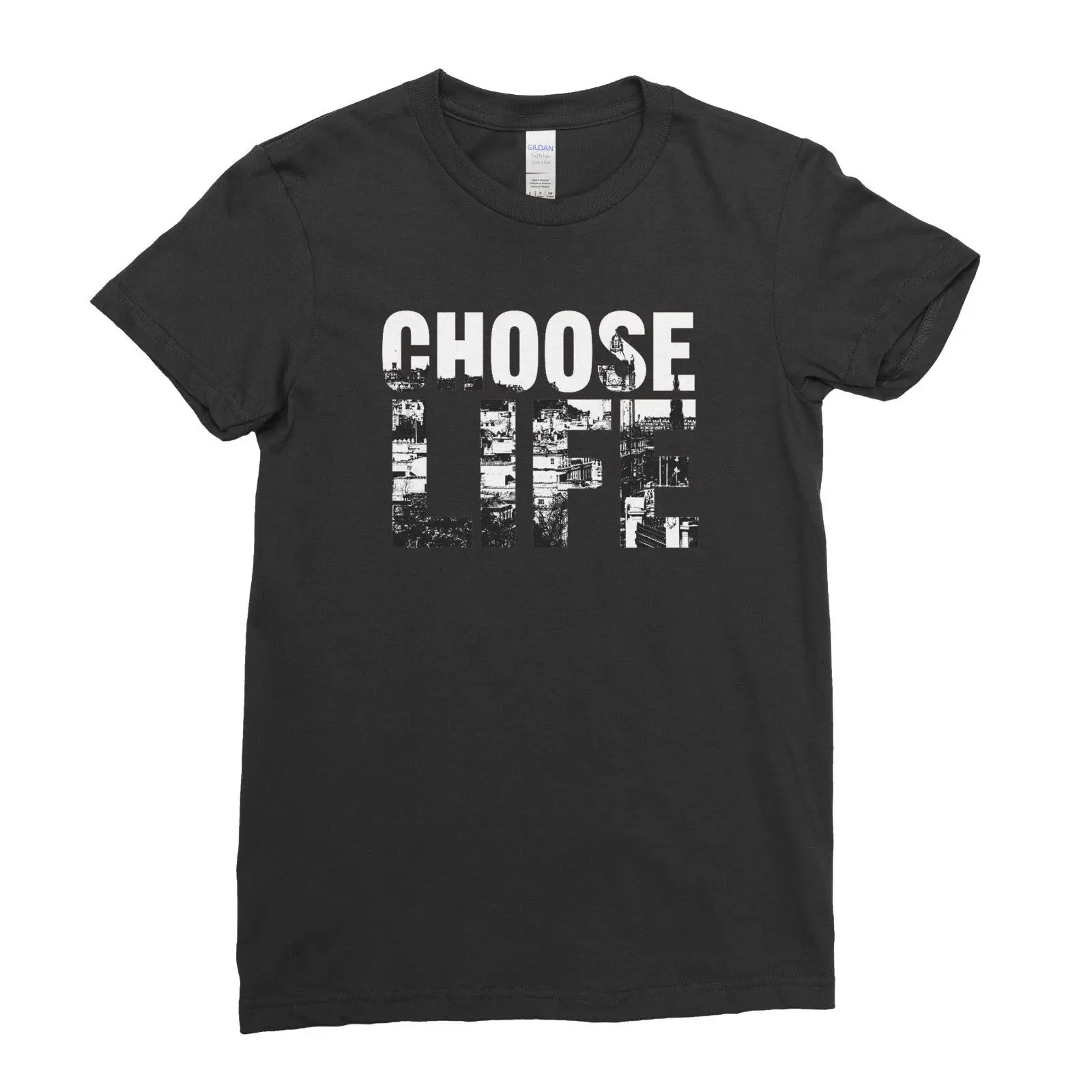 Футболка в стиле ретро City Choose Life 80 s необычная забавная женская футболка с