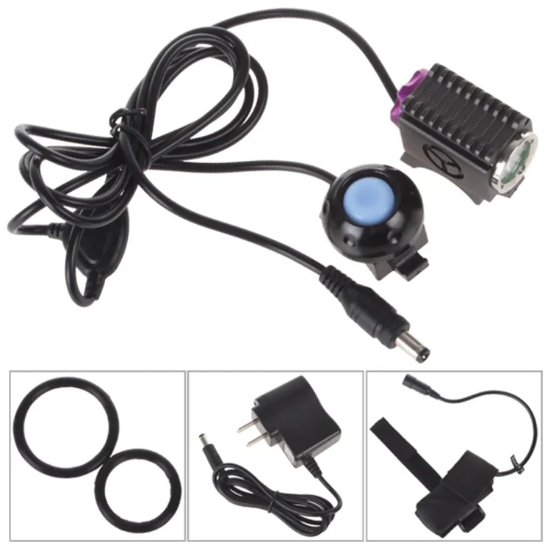 

WasaFire 1200lm XM-L2 LED Mini Bicycle Lights Cycling Front Bike Light 4 Modes Headlamp Frontlight 4000mAh Battery Frontlamps
