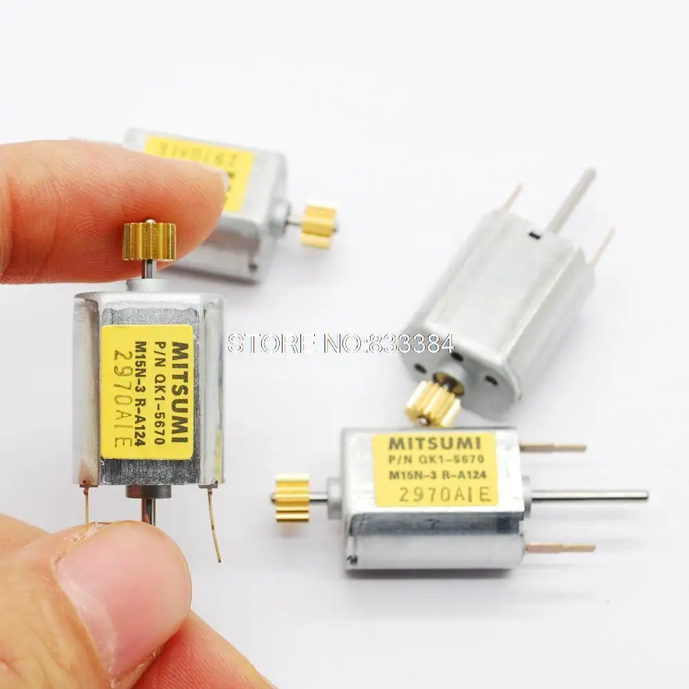 5 шт. митсуми двухосный DC микро Железный чехол углеродная щетка медная шестерня |