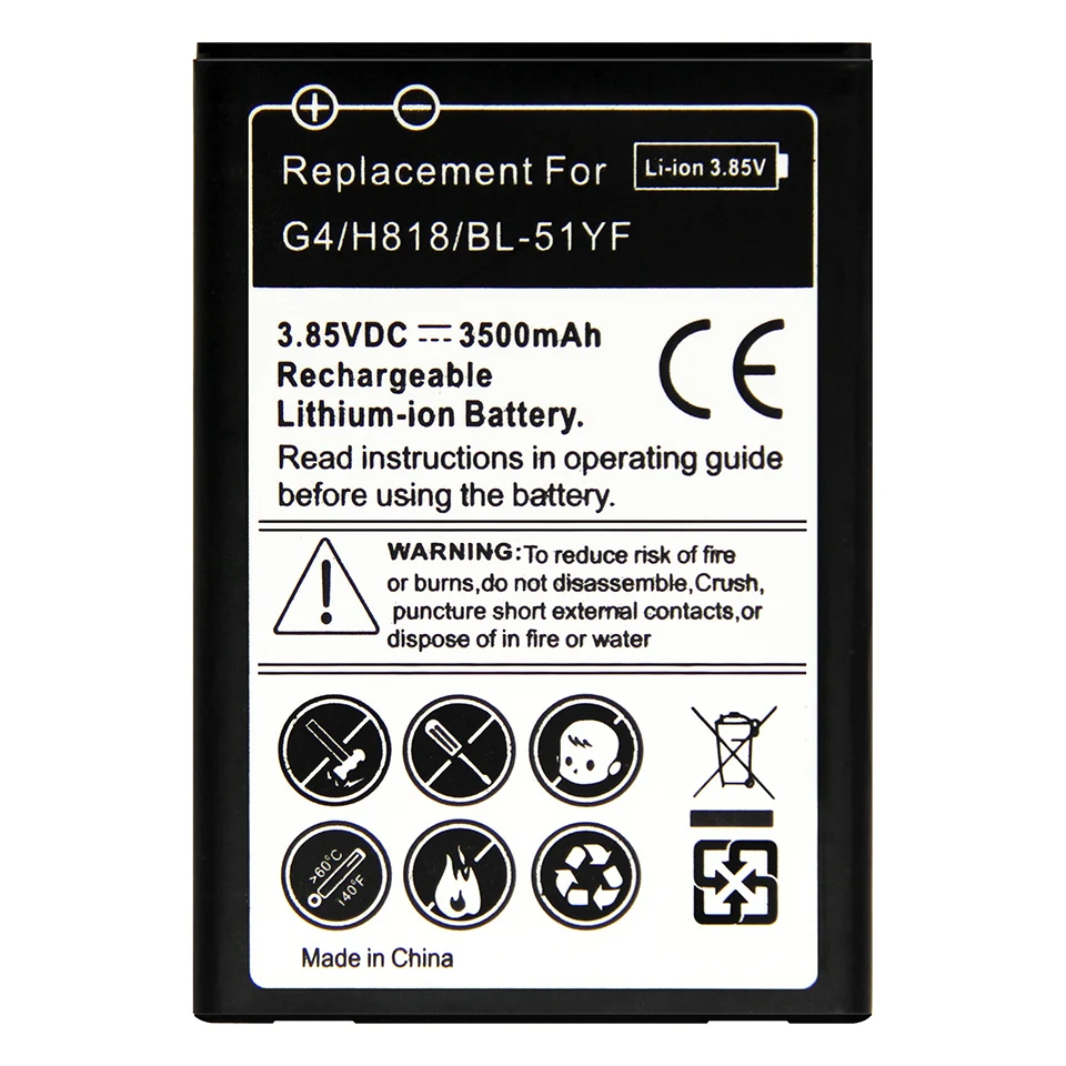 Высокое качество замена Батарея BL51YF BL 51YF для LG G4 H818 H819 H810 H815 VS986 LS991 Новинка 2017|bl-51yf