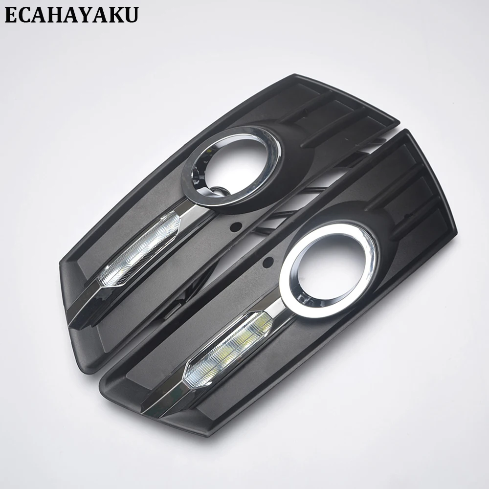 ECAHAYAKU 1 пара для VW PASSAT CC 2012 2013 2014 12 В светодиодные дневные ходовые огни автомобиля
