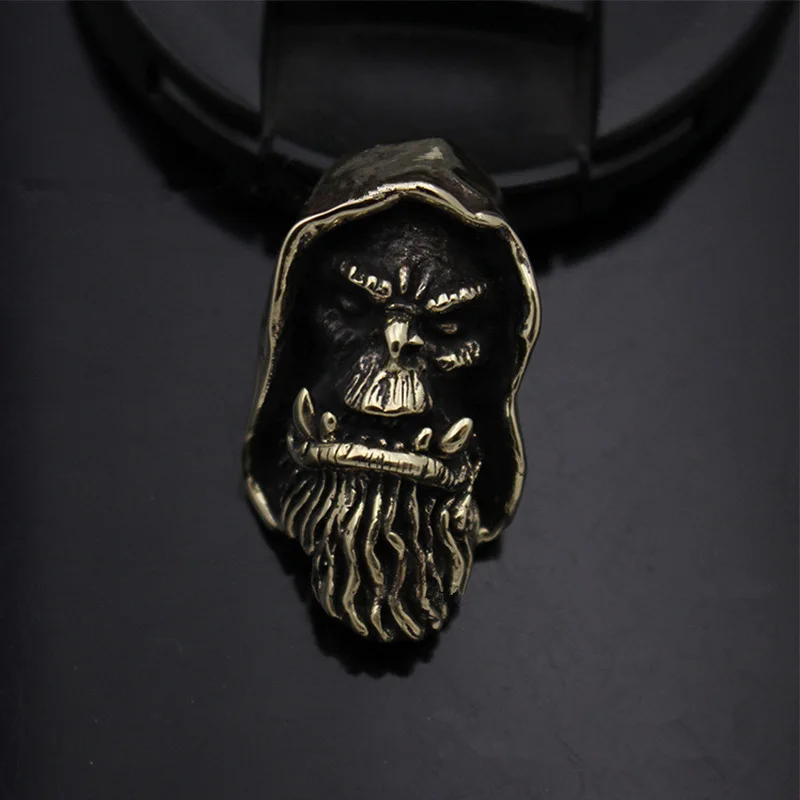 EDC латунный Orc гулдан нож для моделирования бисер Пряжка шнура зонтик веревка