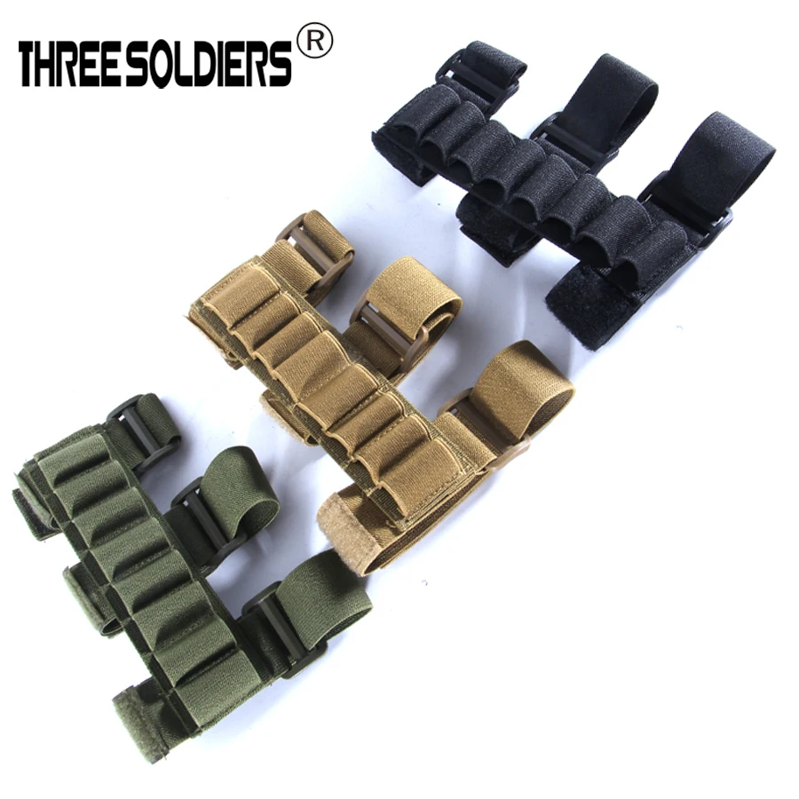 Tactical Military Hunting 8 Rounds Ammo Shell Holder Bullet Arm Pouches Forearm Carrier Shooter Sleeve Mag Accessories | Спорт и