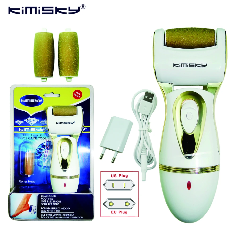 

Инструмент для педикюра KIMISKY Gold, перезаряжаемый инструмент для ухода за ногами, пилка для ног, для удаления омертвевшей кожи, для ног