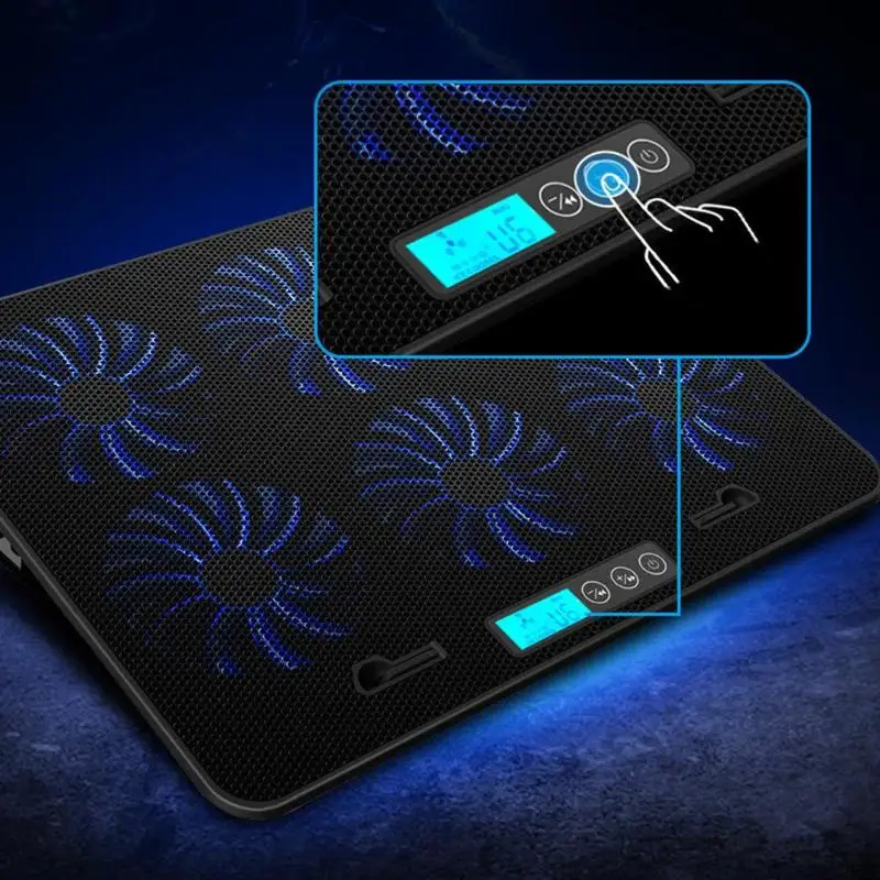 Охладитель для ноутбука ICE COOREL A9 2 USB 6 охлаждающий вентилятор 12-17 дюймов подставка для ноутбука